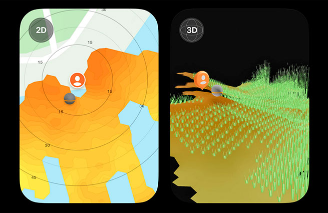 Закидний ехолот Deeper CHIRP+ 4 - Карти глибин